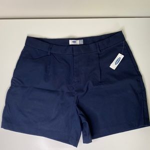 Old Navy High Waisted Dress Shorts in Navy.  Size 12